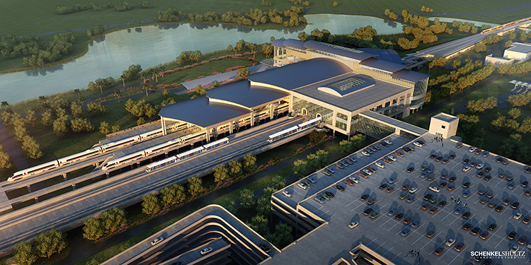 Orlando International Airport Intermodal Terminal Facility by