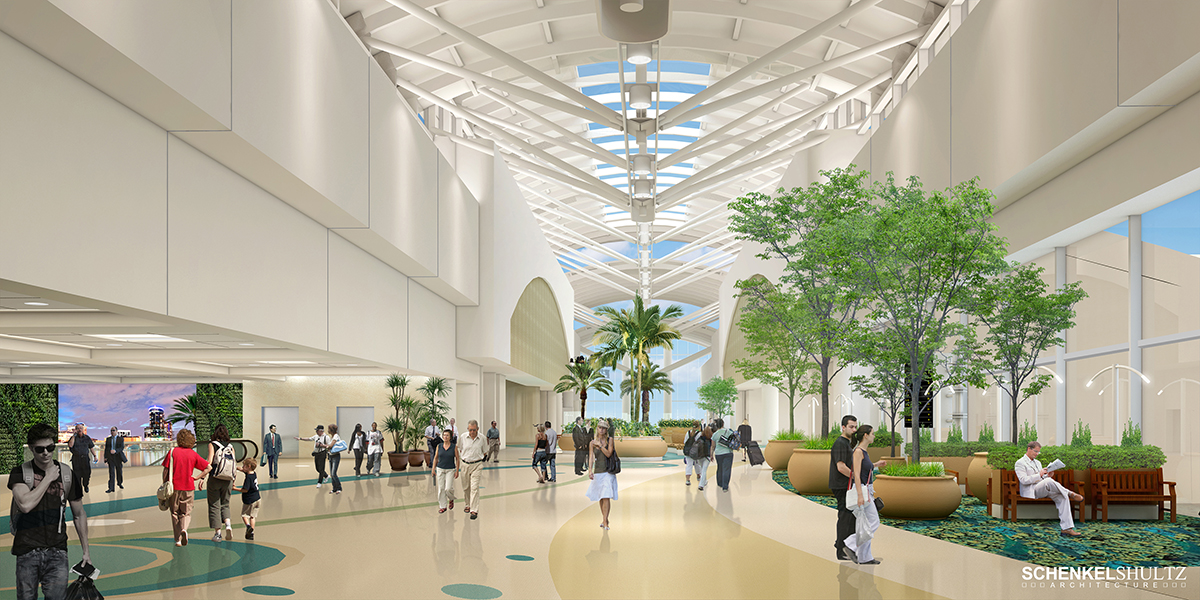 Orlando International Airport Intermodal Terminal Facility Architizer