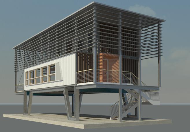 SHIPPING CONTAINER ELEVATE by Fernando Grasso - Architizer