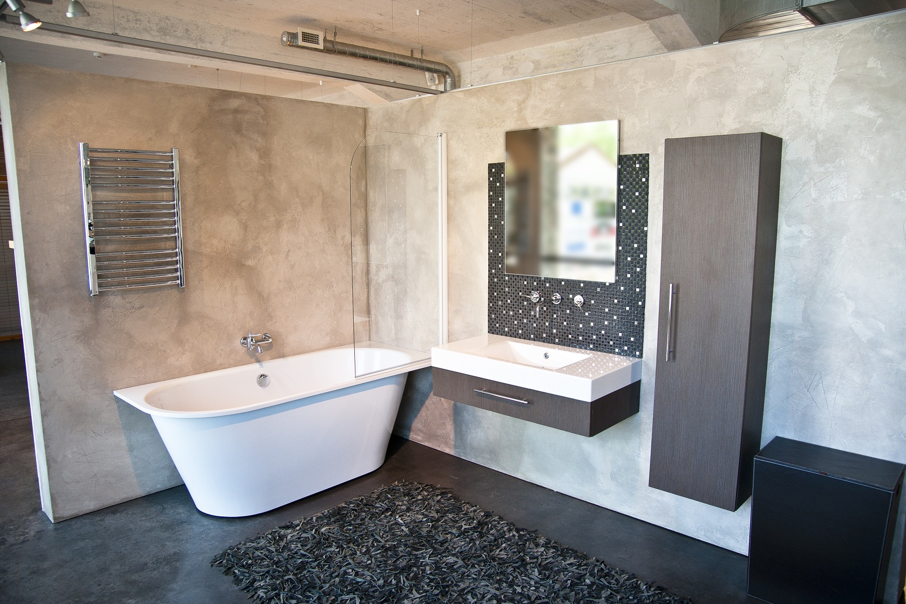 Inflection B Left Corner Stone Bathtub
