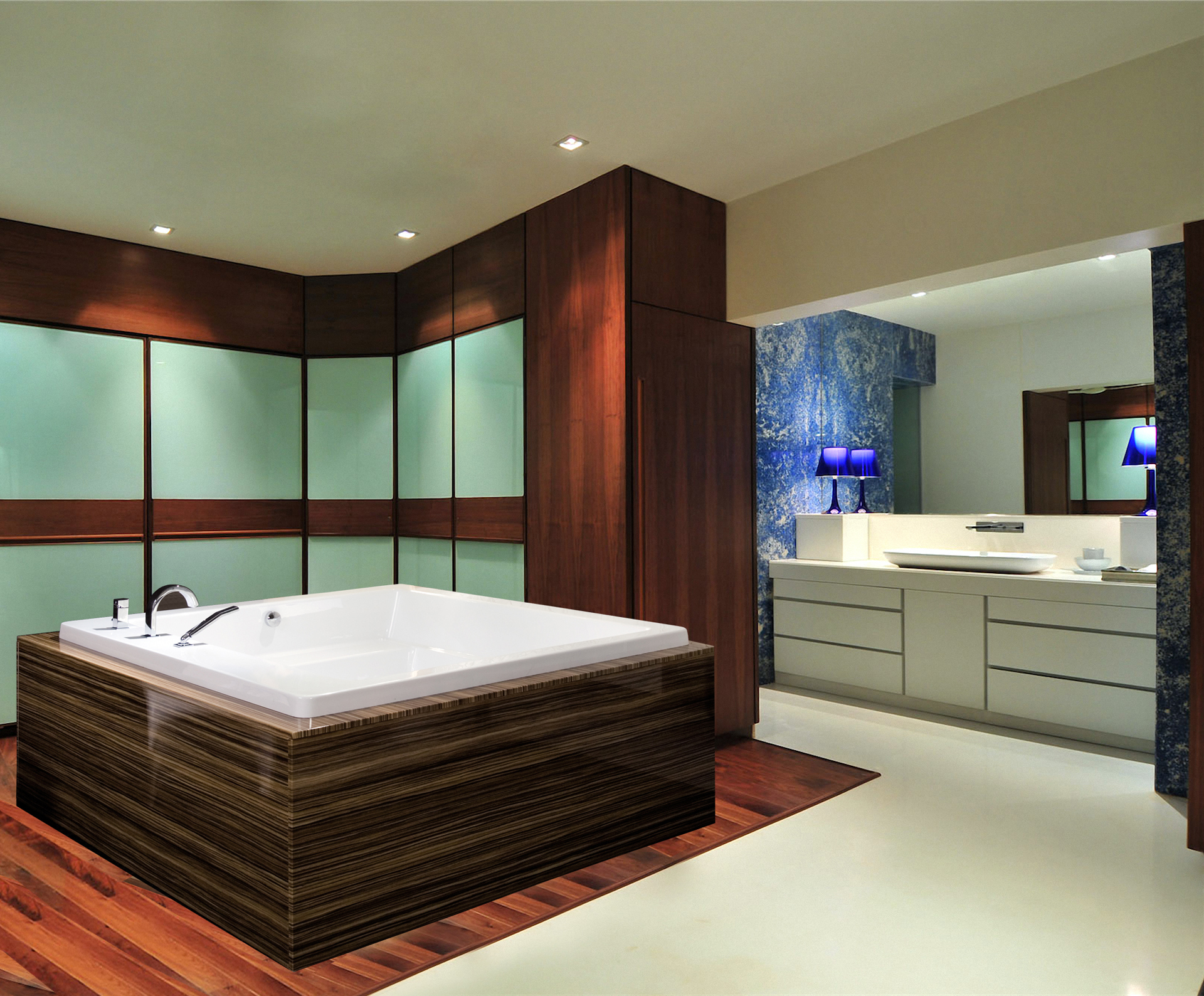 Lacus Drop-In Acrylic Bathtub