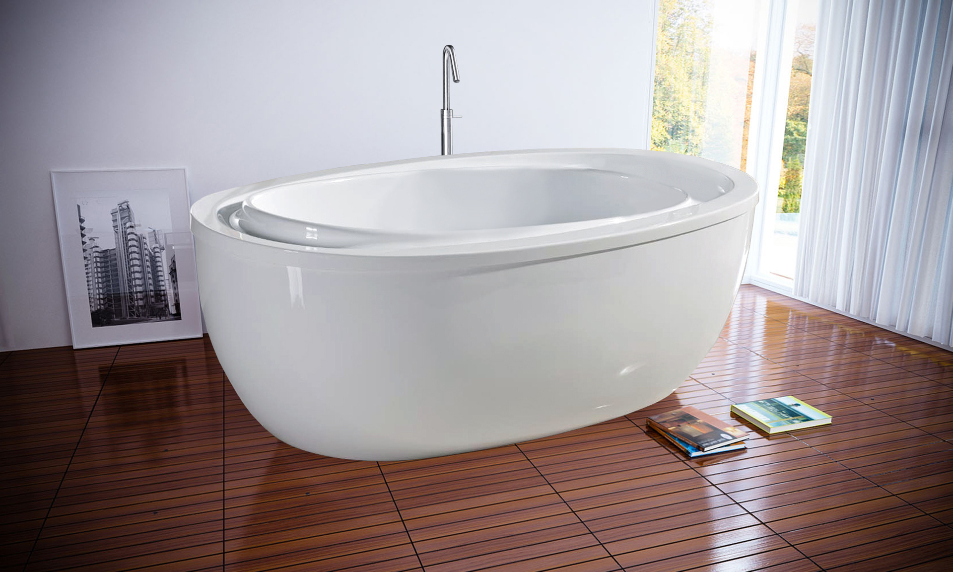 Aquatica PureScape 316 Freestanding Acrylic Bathtub