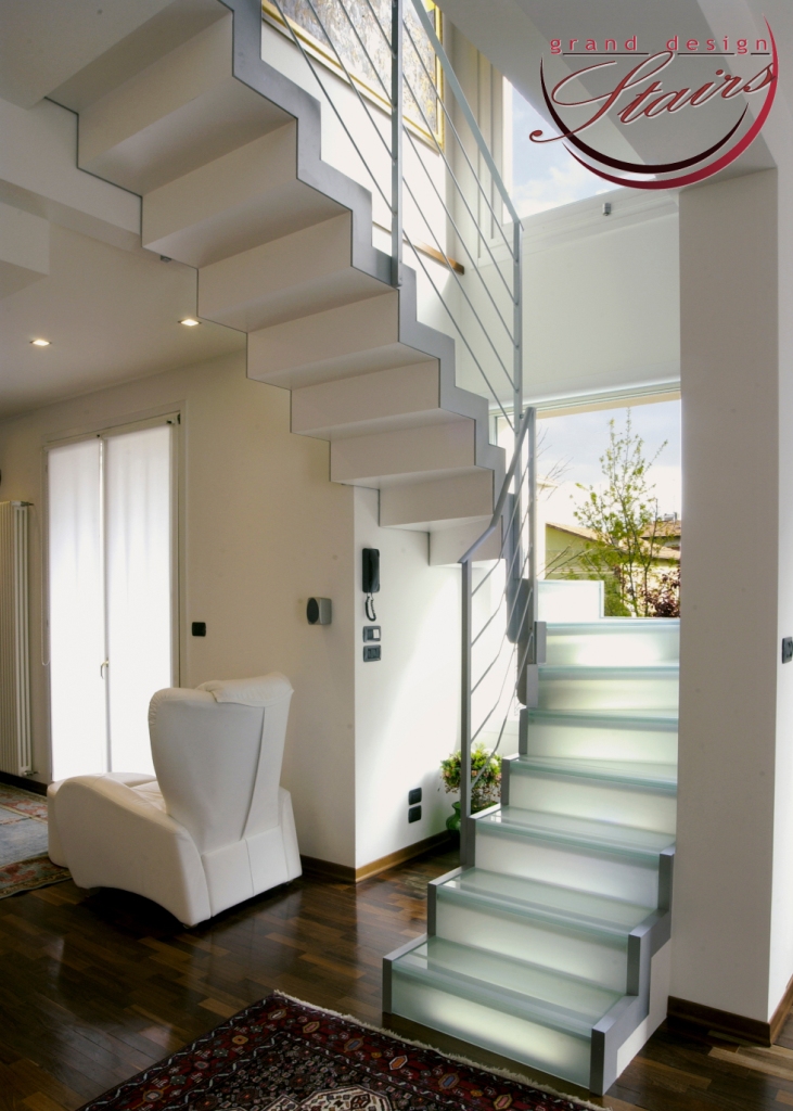 Unique glass staircase design by Grand Design Stairs - Architizer