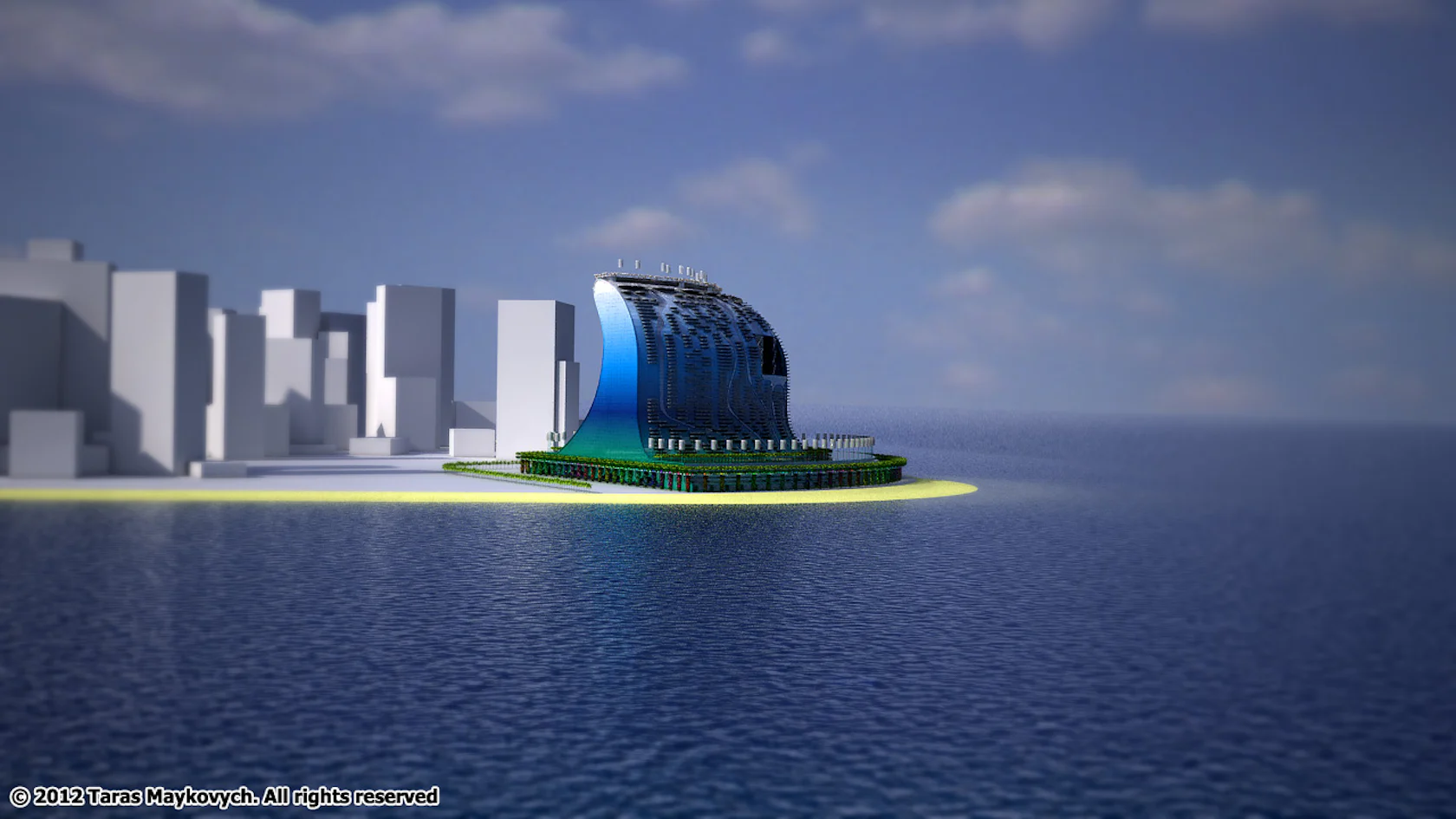 Wave Surfing Building by Taras3D - Architizer