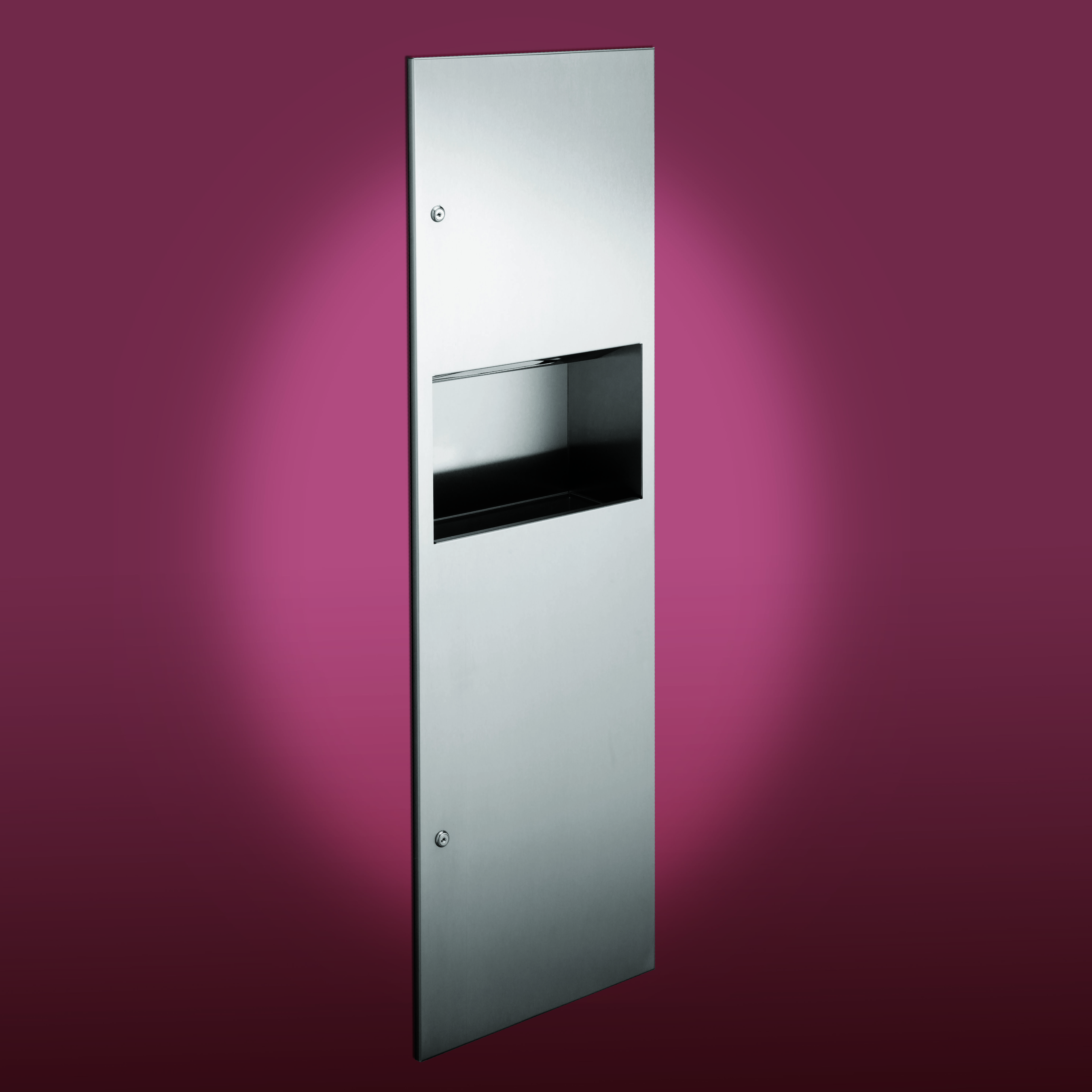 Simplicity Collection Paper Towel Dispenser and Waste Receptacle