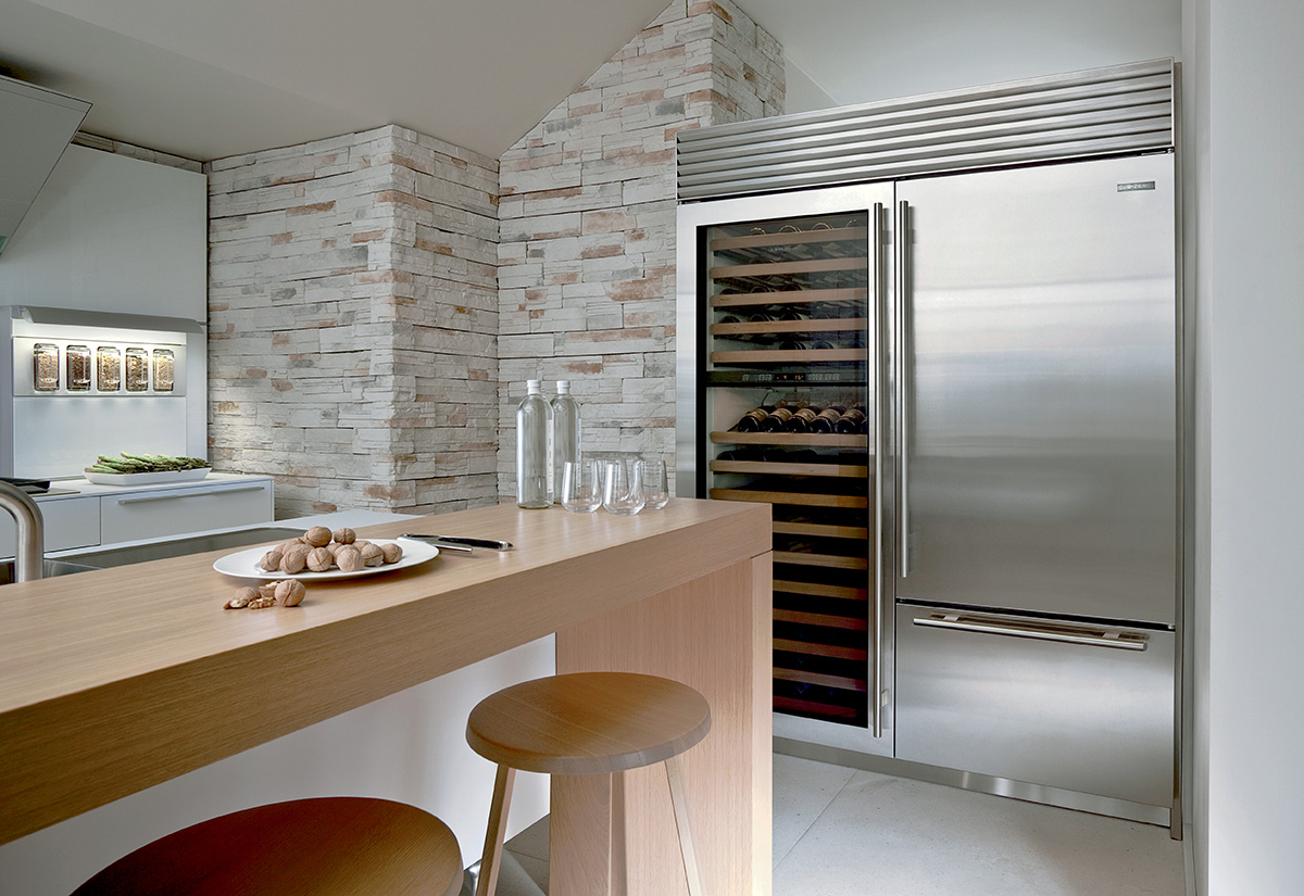 Sub-Zero Built-in Over-and-Under Refrigerator/Freezer