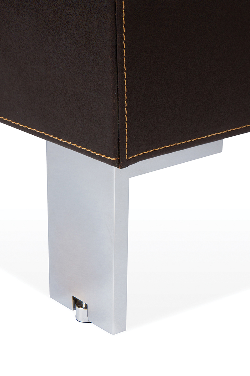 FL21-26 - L Shaped Leg with Adjustable Leveler