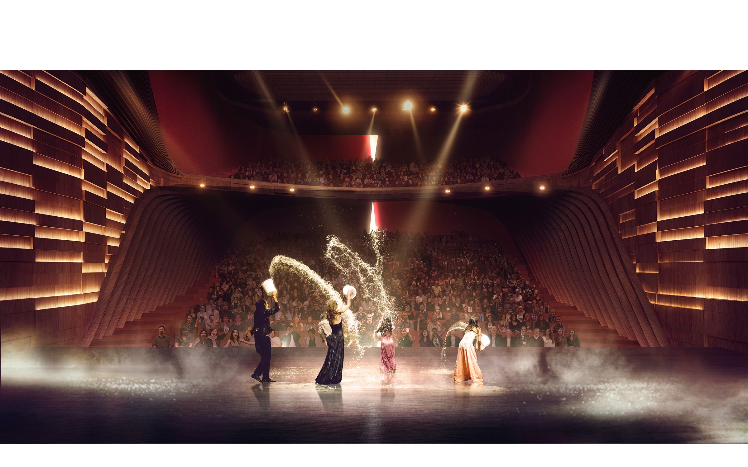 Theater vimeo. Современные технологии в театре. Опера в Голландии. Современные технологичные театры. Мультимедийный оперный театр Busan Opera House.