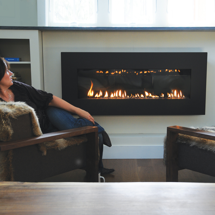 Fire Ribbon Direct Vent Slim