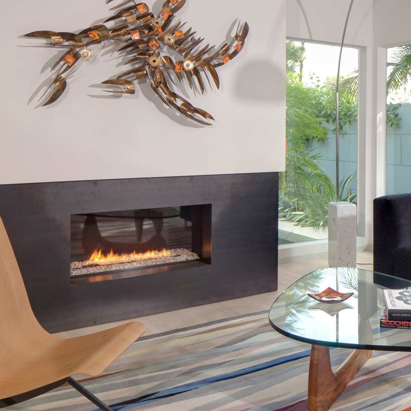 Fire Ribbon Direct Vent Single Vu