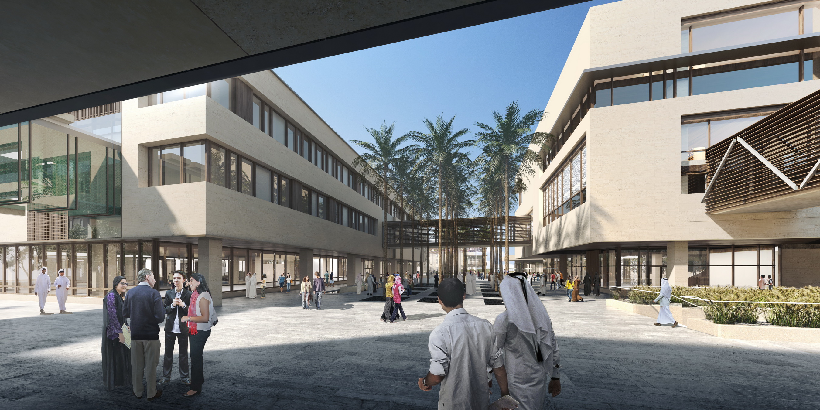 Arab Center For Research And Policy Studies By B+H Architects - Architizer