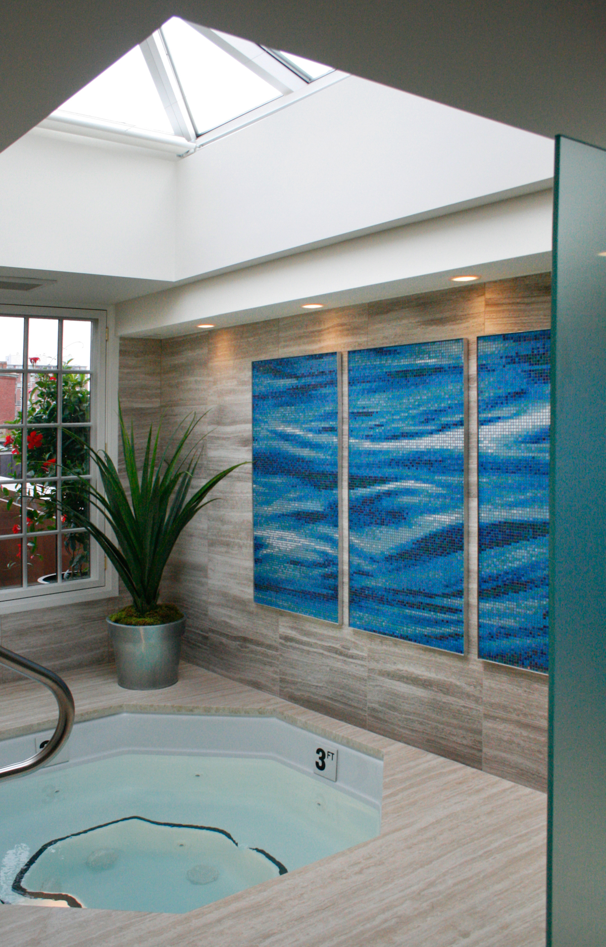Cascade Tile Pattern- Naturally Refined Mosaic Collection
