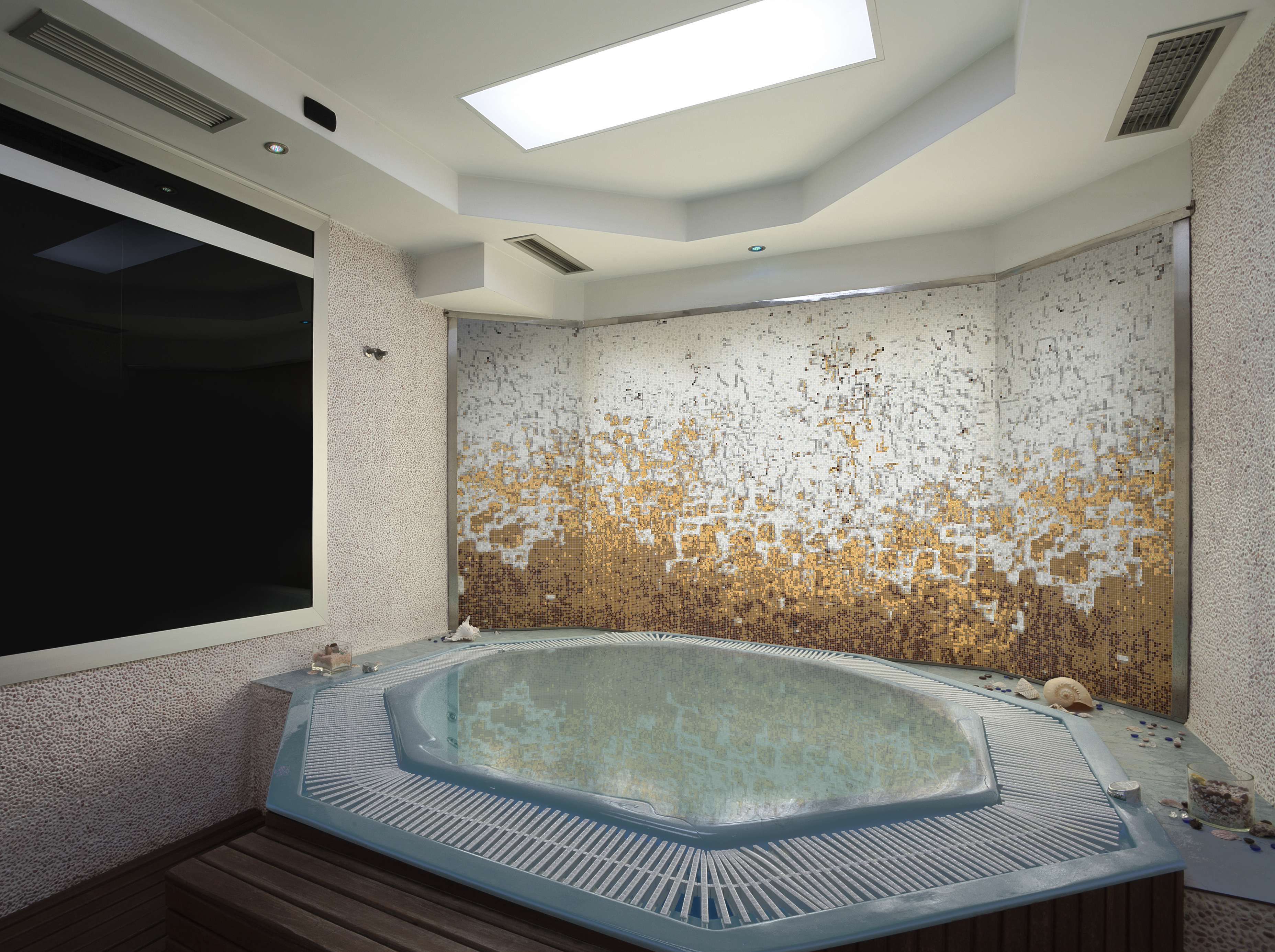 Rising Tide Tile Pattern- Splash! Mosaic Collection