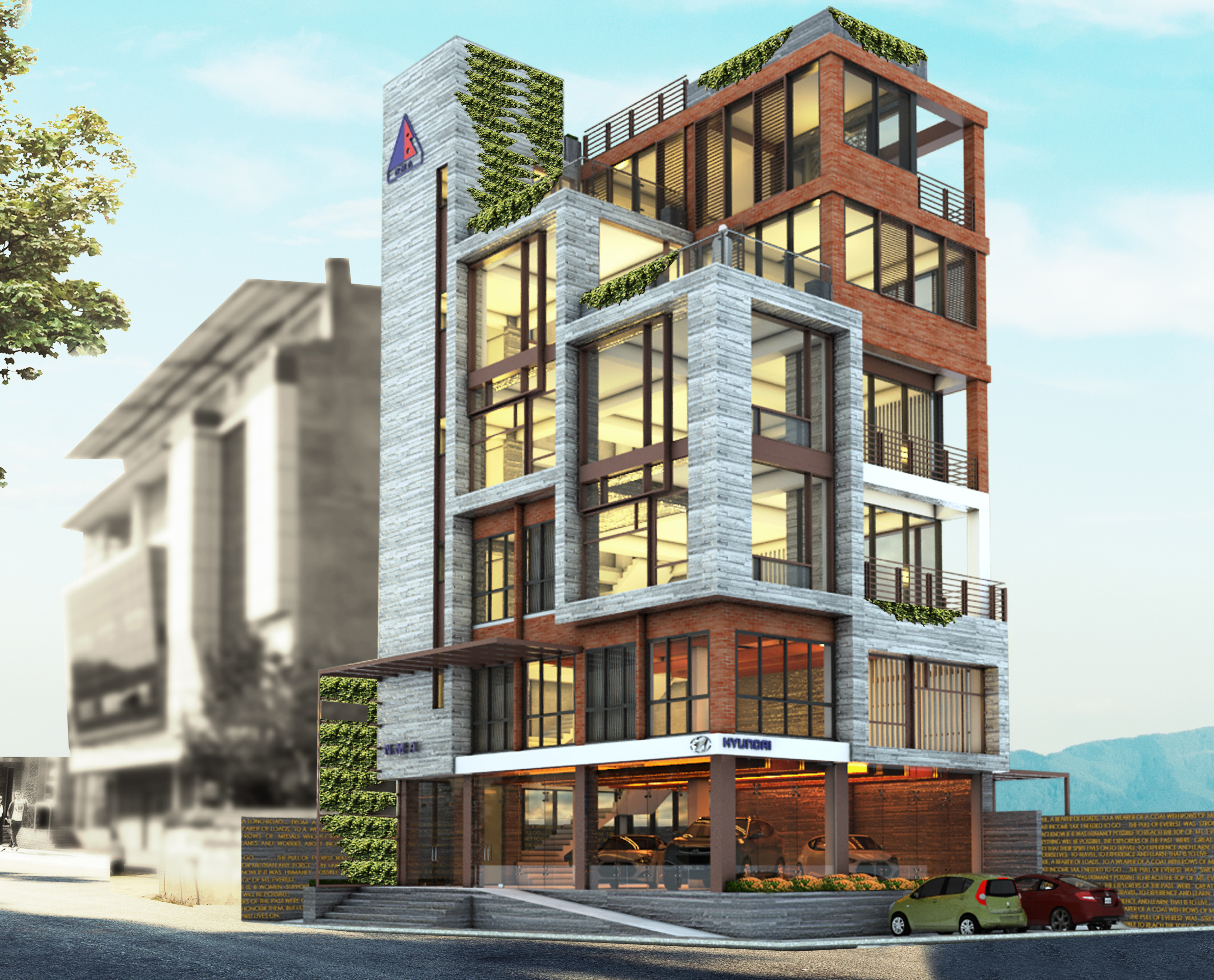 Corporate office Building of NABIL Bank Ltd. by Mr. & Mrs. M. L