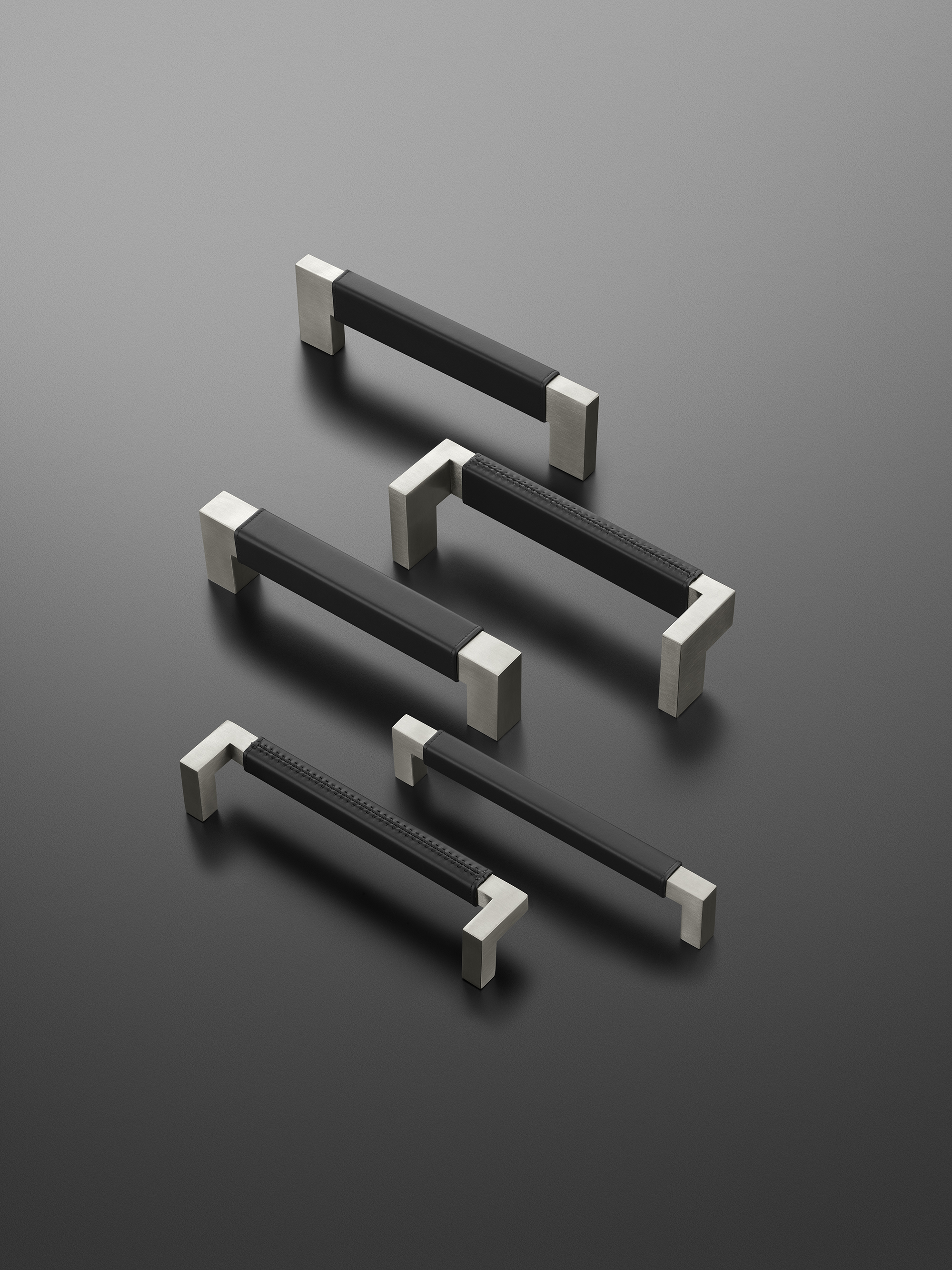 Upholstery Leather GeoMetek Door Pulls