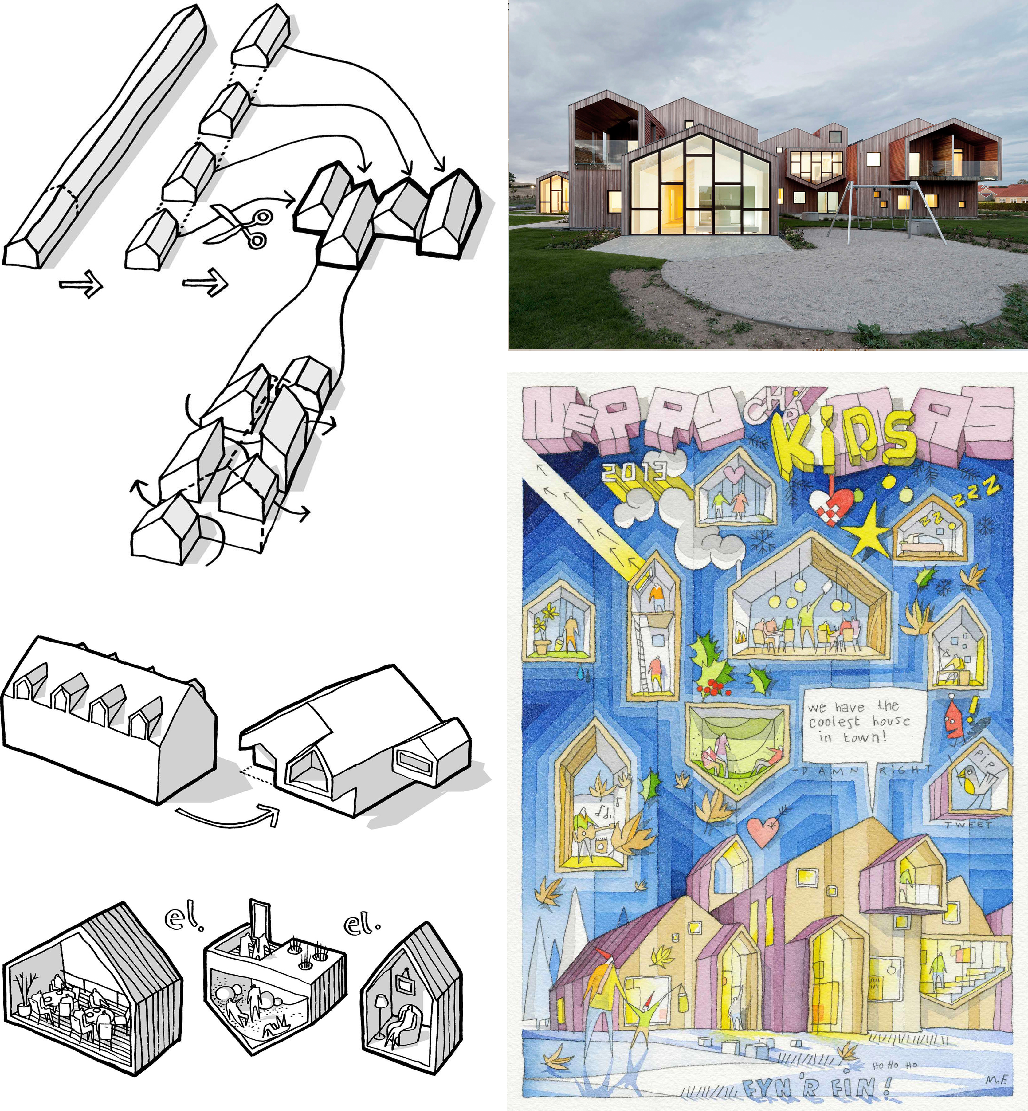 How Architecture Is Born: 12 Joyful Sketches by CEBRA and