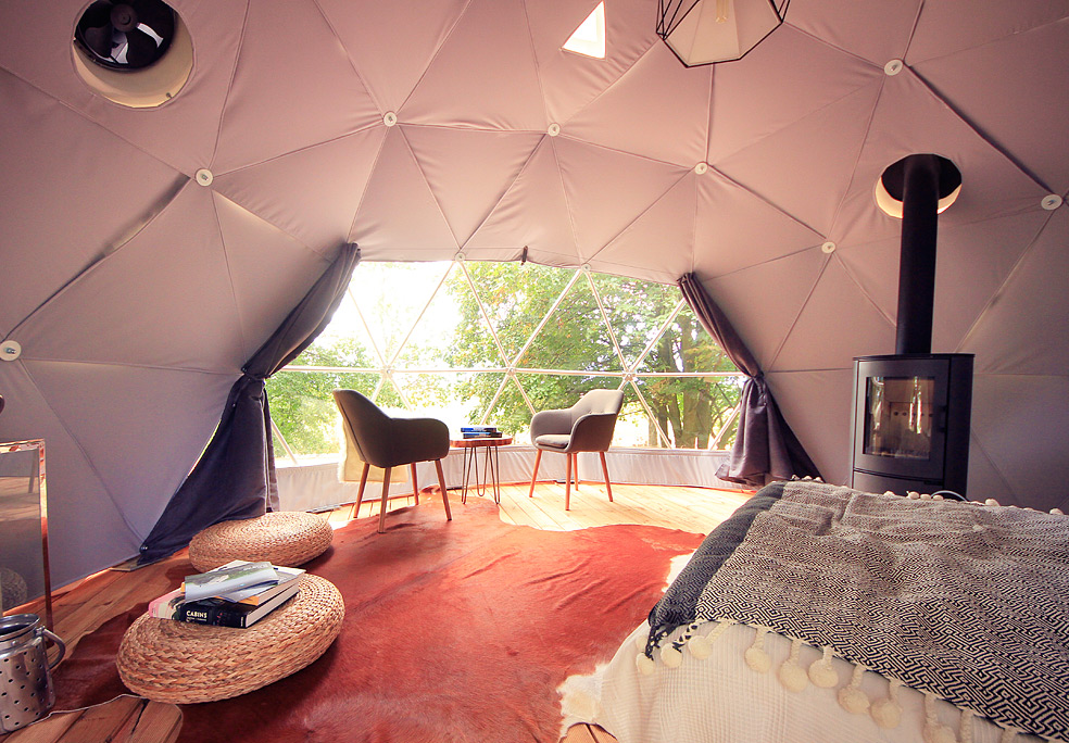F.Dome.Glamping - Eco Living Pods for Self-Assembly