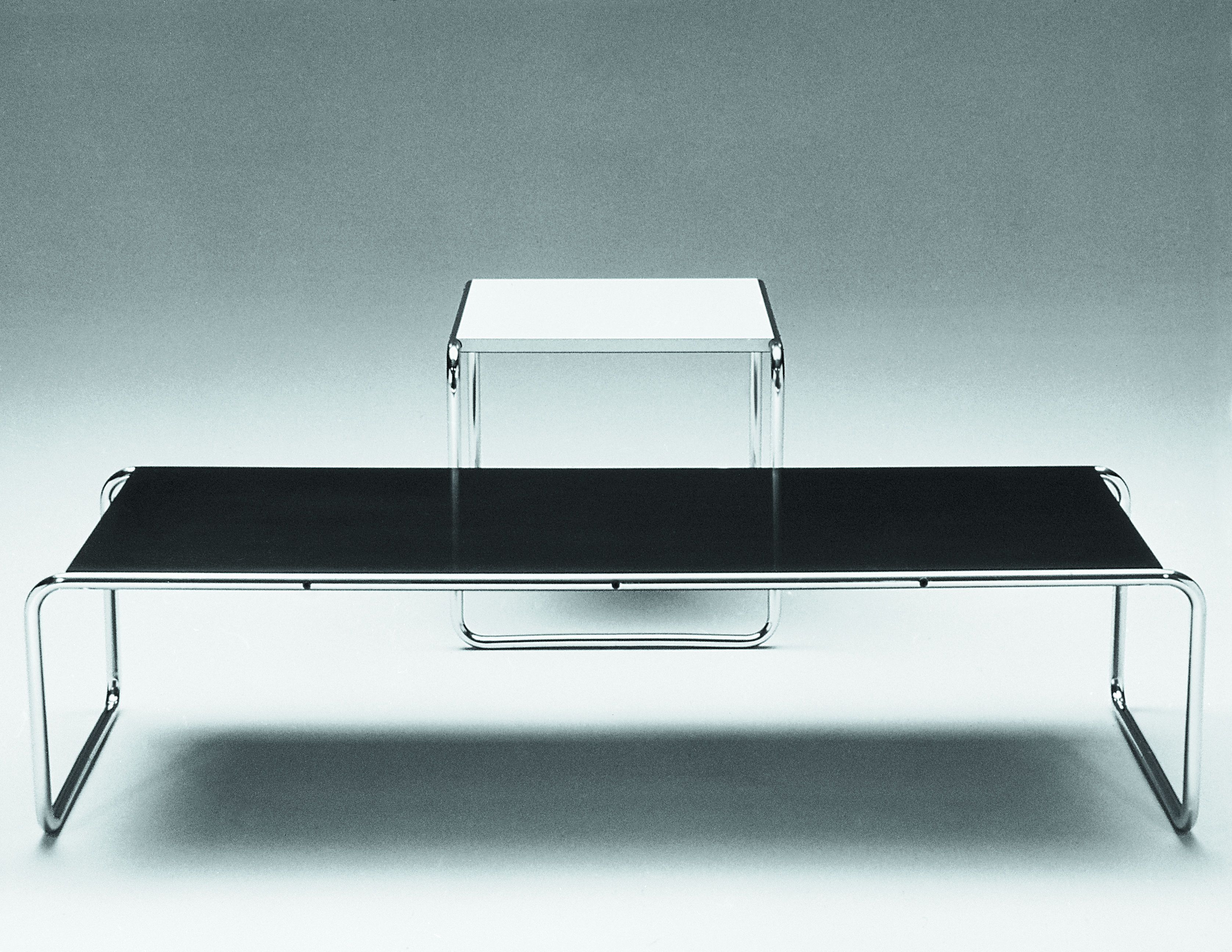 Laccio Coffee & Side Table by Marcel Breuer