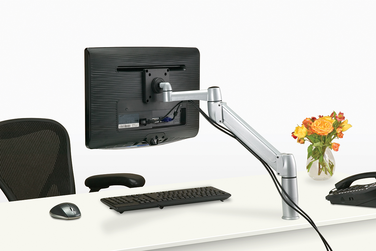FSA1 - Single Vertical Flat Screen Monitor Arm