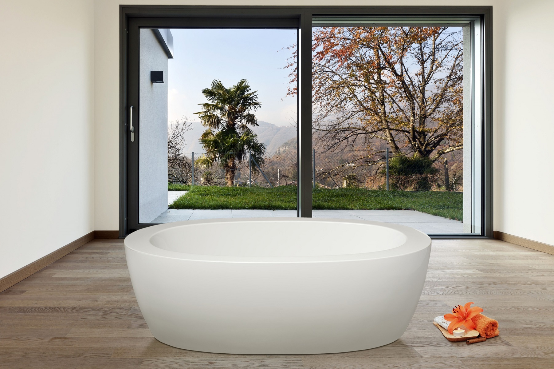 Aquatica PureScape 174B-Wht Freestanding Acrylic Bathtub