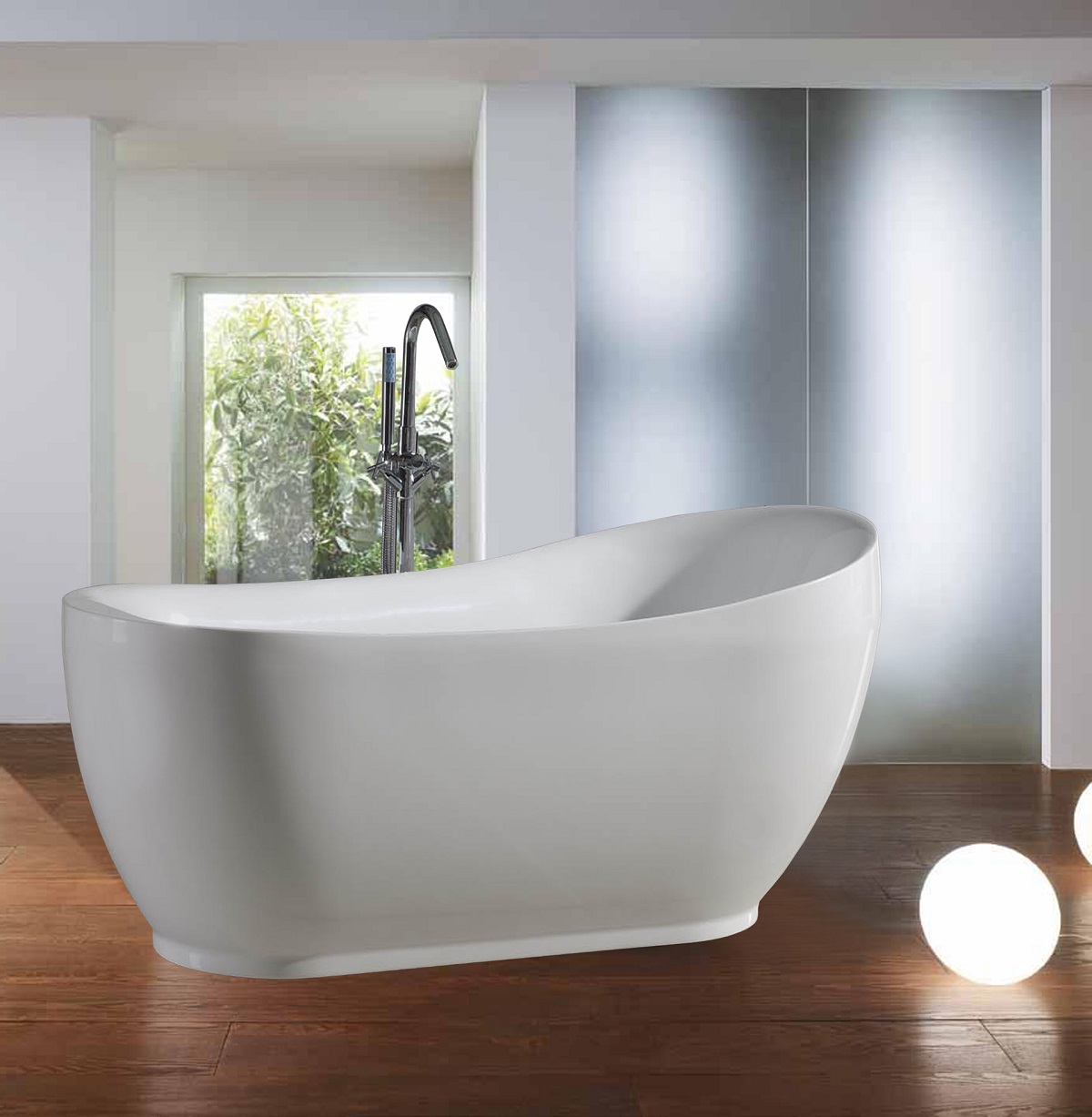 PureScape 036 Freestanding Acrylic Bathtub
