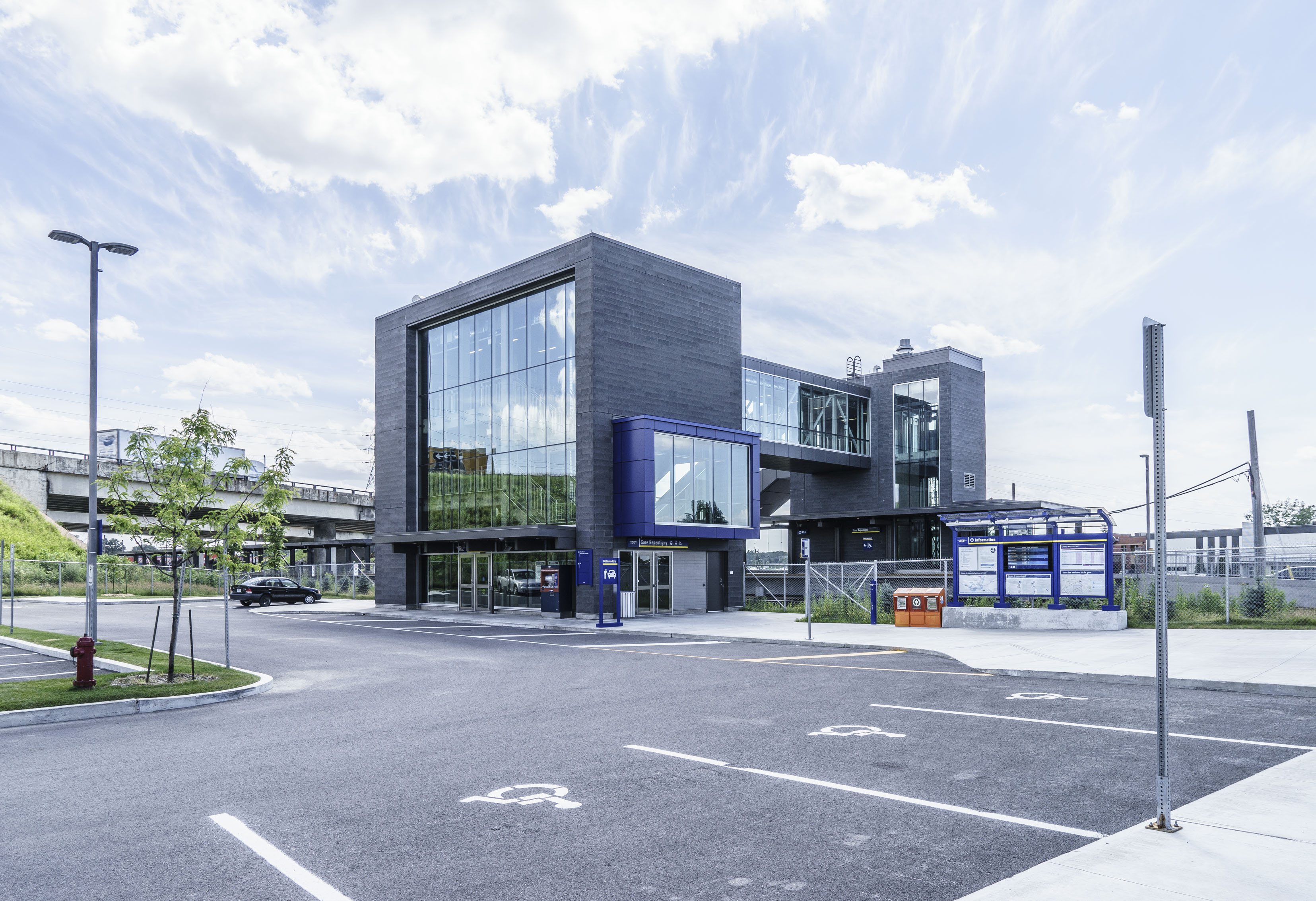 Train de l'Est Repentigny station by COBALT architectes Architizer