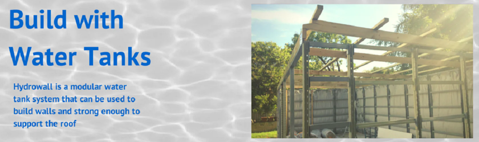 Hydro Shell Dwall Hydrowall Modular Wall Systems and Rainwater Storage Walls by Superwall ...