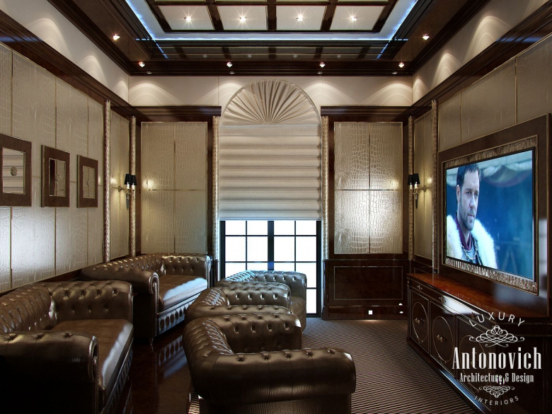 Home theater interior design from Katrina Antonovich by LUXURY ...