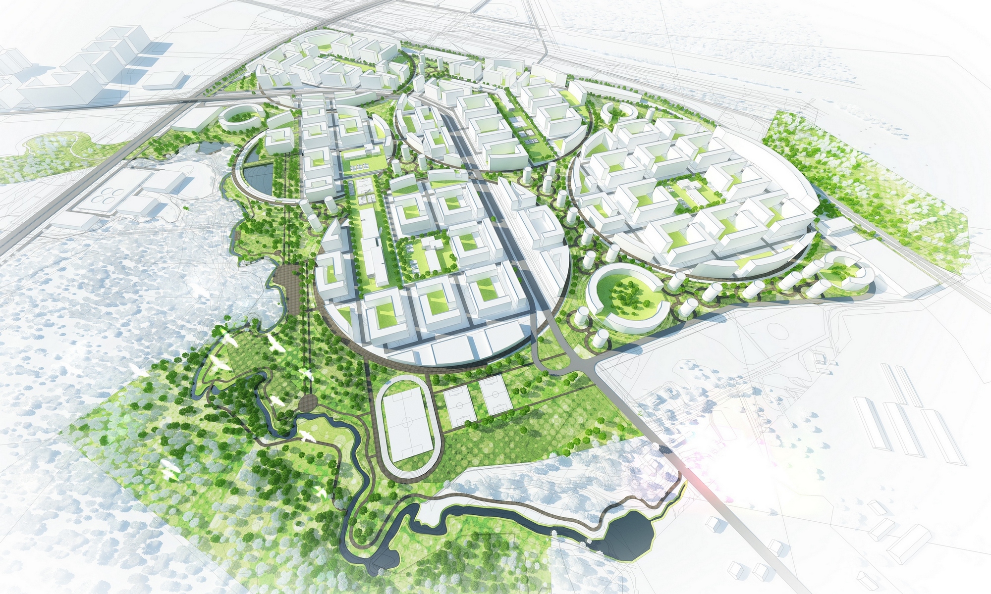 Idea 1444653: Karvila. City by the River. Integrated Urban Development ...