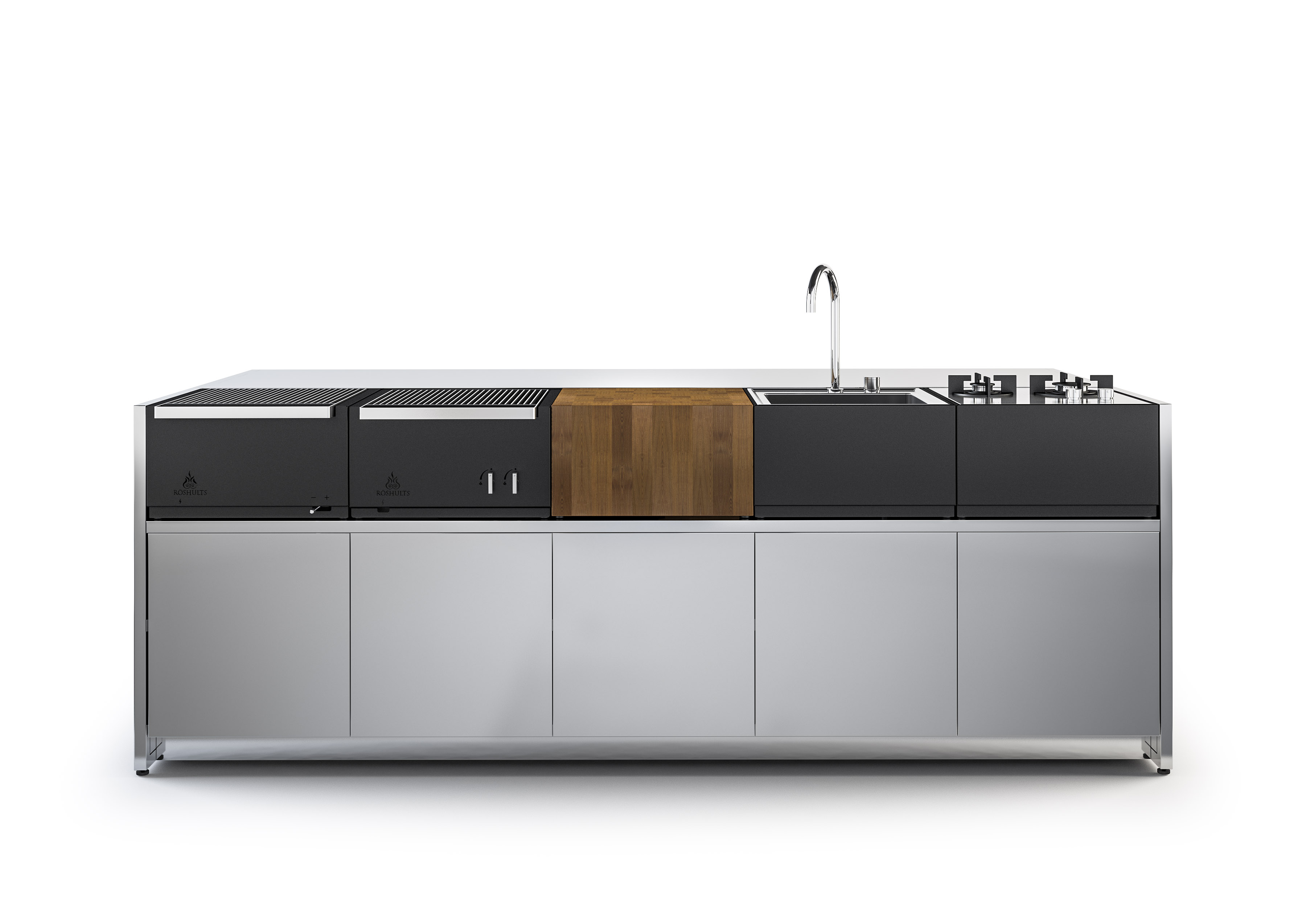 Kitchen Island 5 Modules