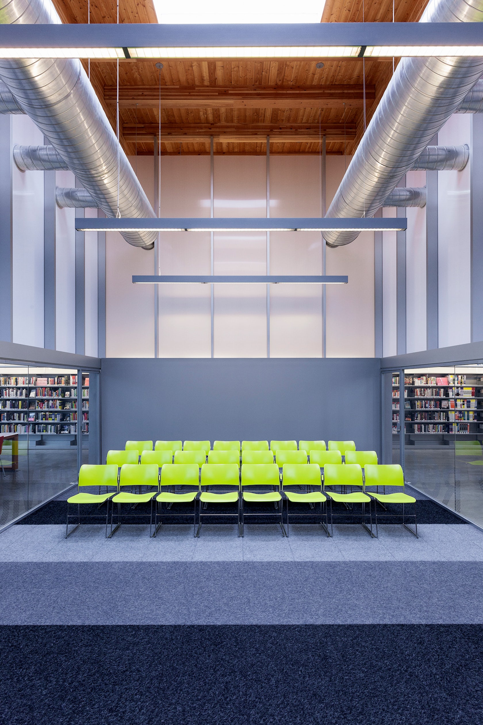 Stapleton Library (Lighting Design) by Cline Bettridge Bernstein ...