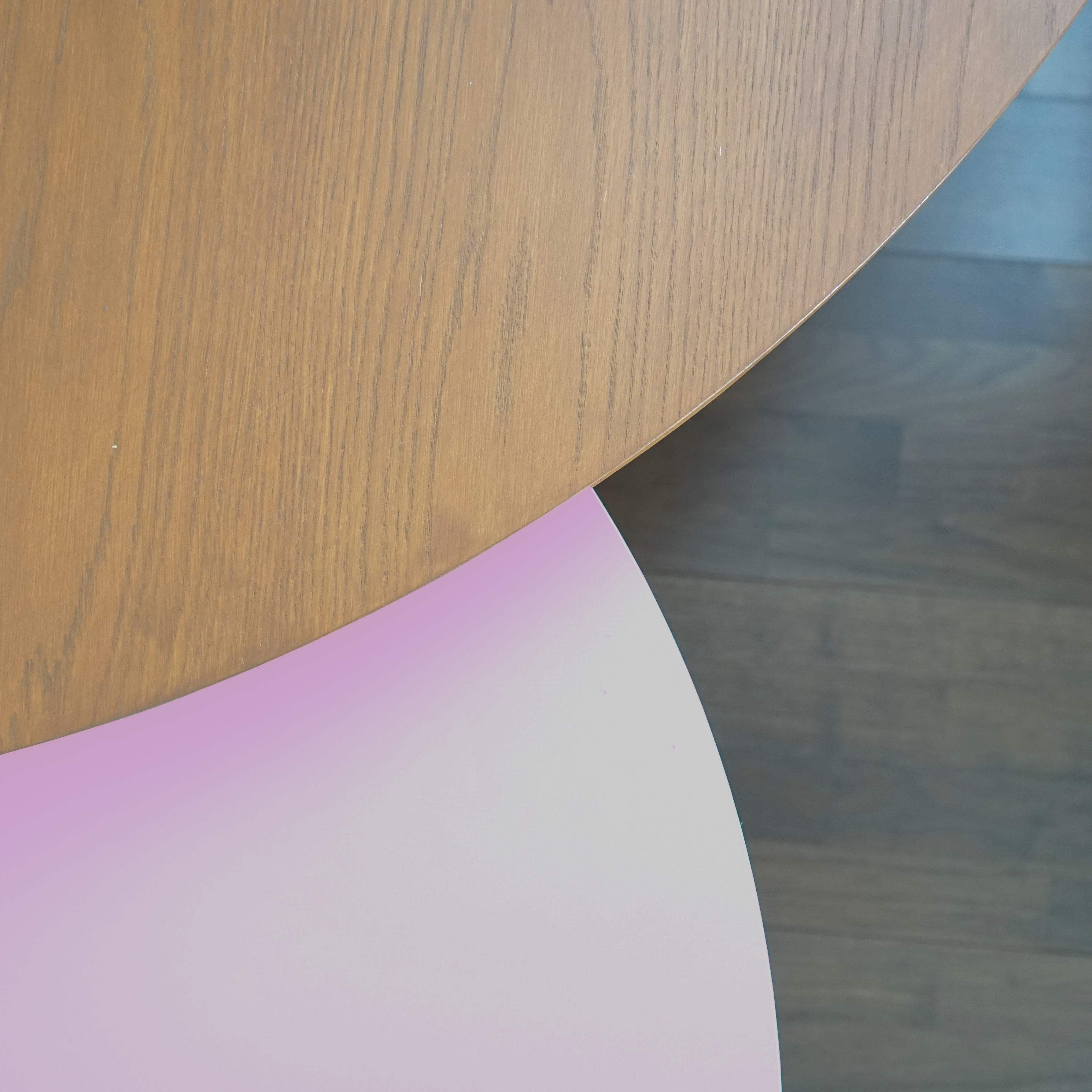 A custom designed revolving table for a ready built small home by Yuki ...