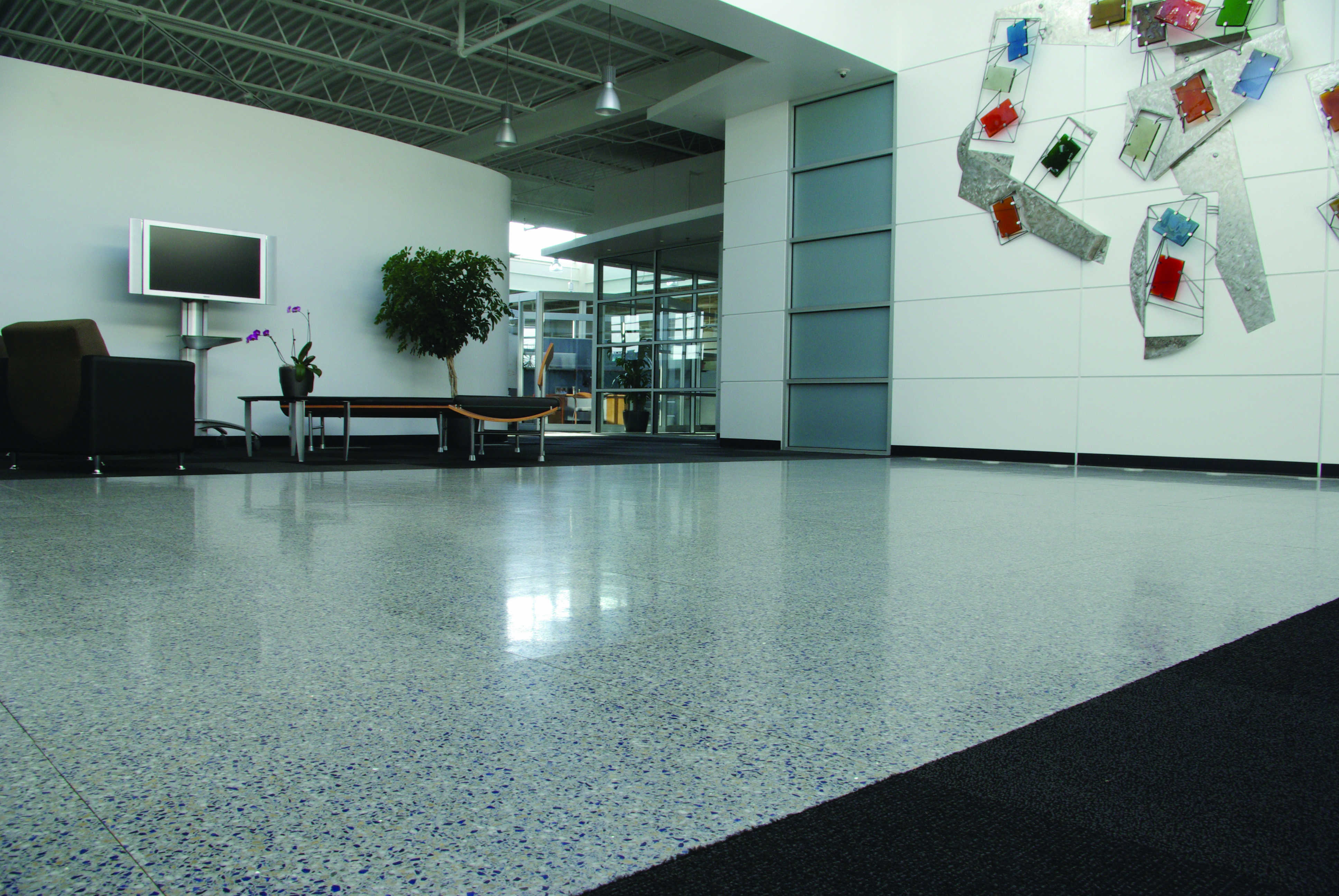 Terrazzo Laminated Floor Panels