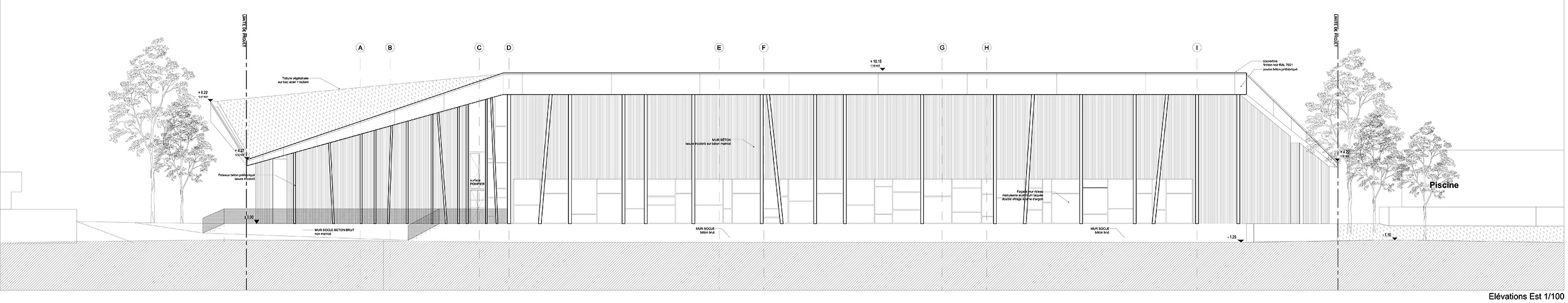 Idea 1492442: Gymnase Henri Fogel by Christophe Rousselle Architecte in ...