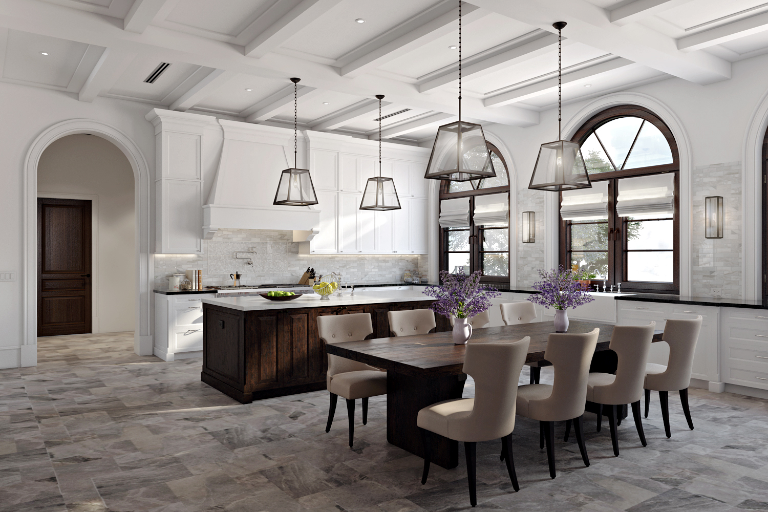 Kitchen 3D render by Archicgi - Architizer