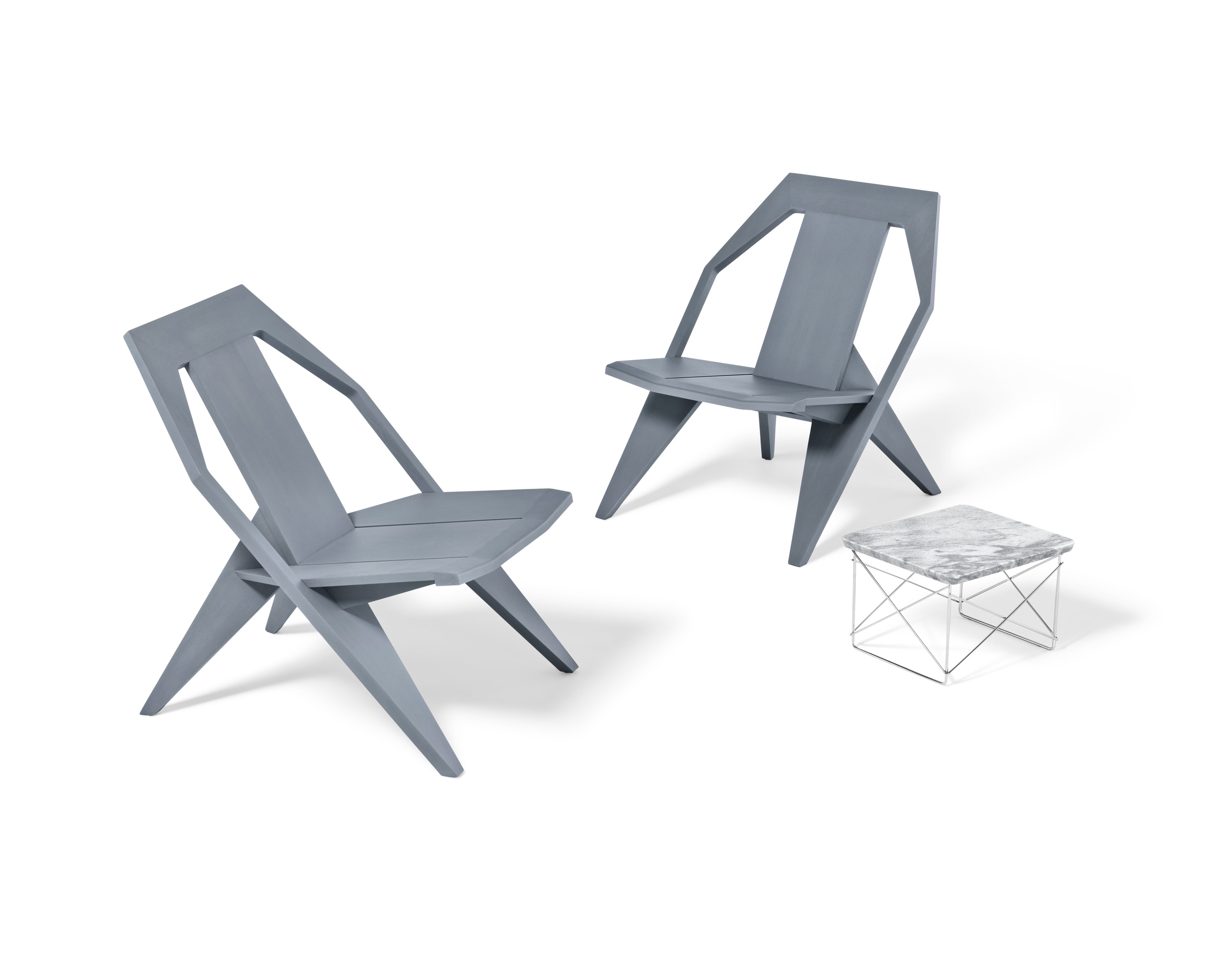 Eames Wire Base Low Table Outdoor