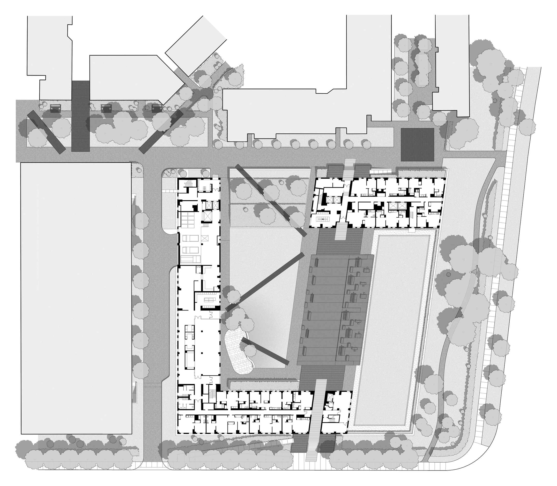 Harvard University Graduate Student Apartments by Machado Silvetti