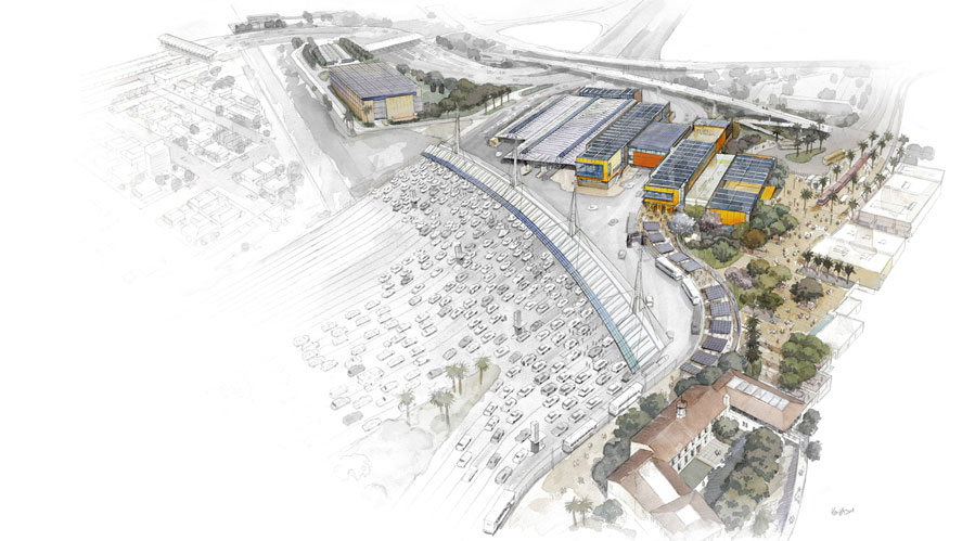 San Ysidro Land Port of Entry by The Miller Hull Partnership Architizer