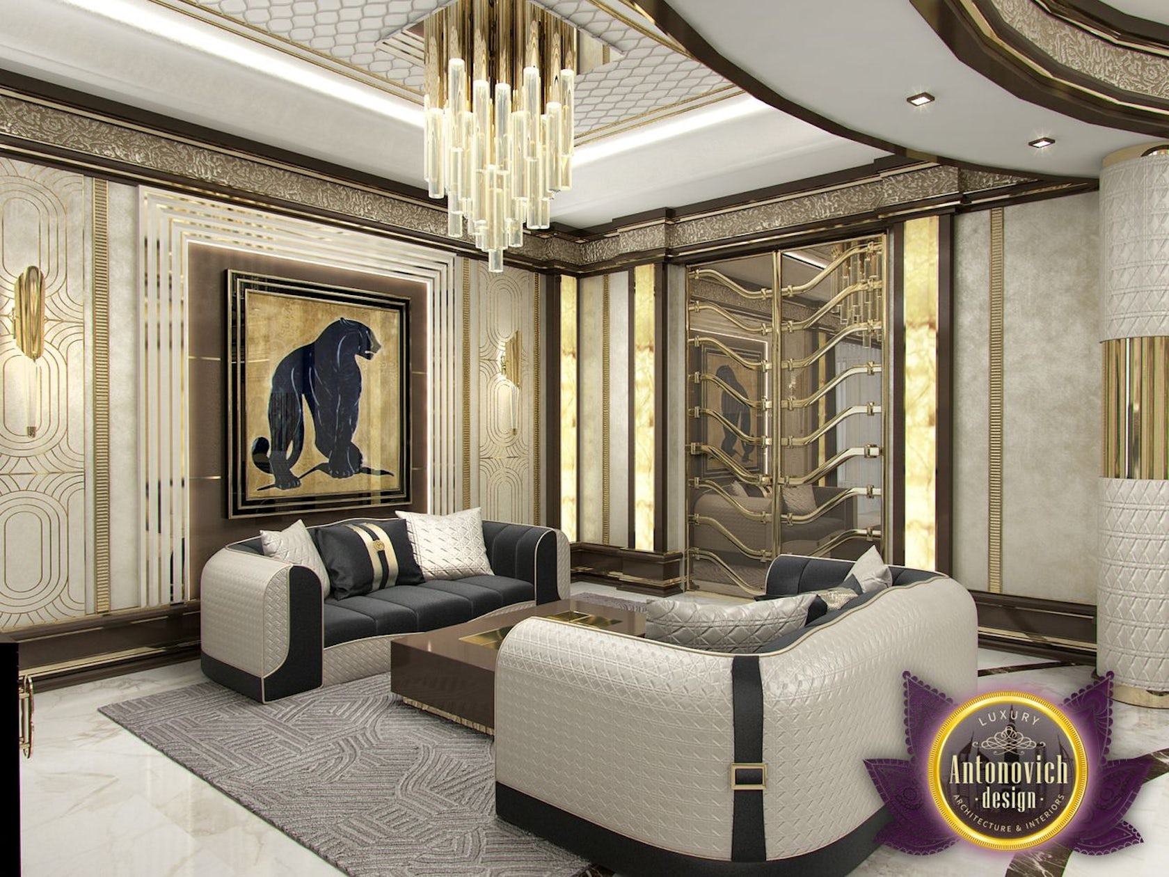 Master Bedroom In Modern Style Luxury Antonovich Design By Luxury Antonovich Design Architizer