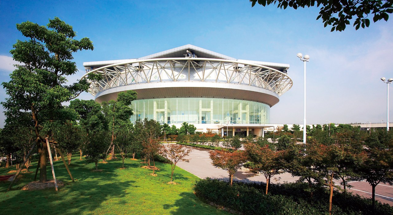 Shanghai Qizhong Forest Sports City Arena by Shanghai Institute of