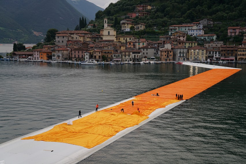 The Project Is The Journey Christo And The Making Of The Floating Piers Architizer Journal
