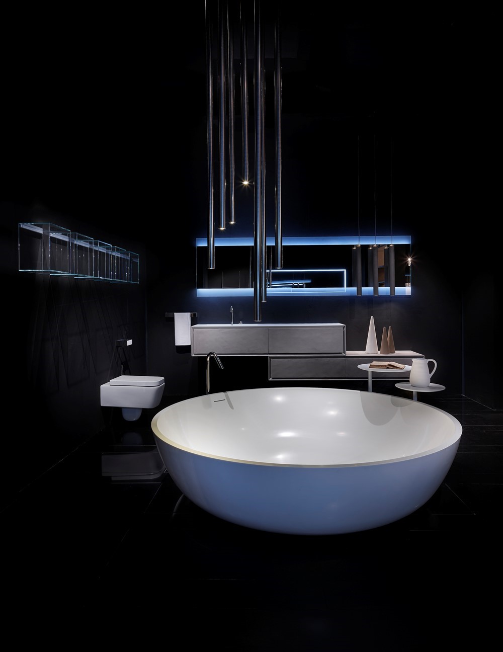 K.ONE | Bath Vanity in Grey Cement