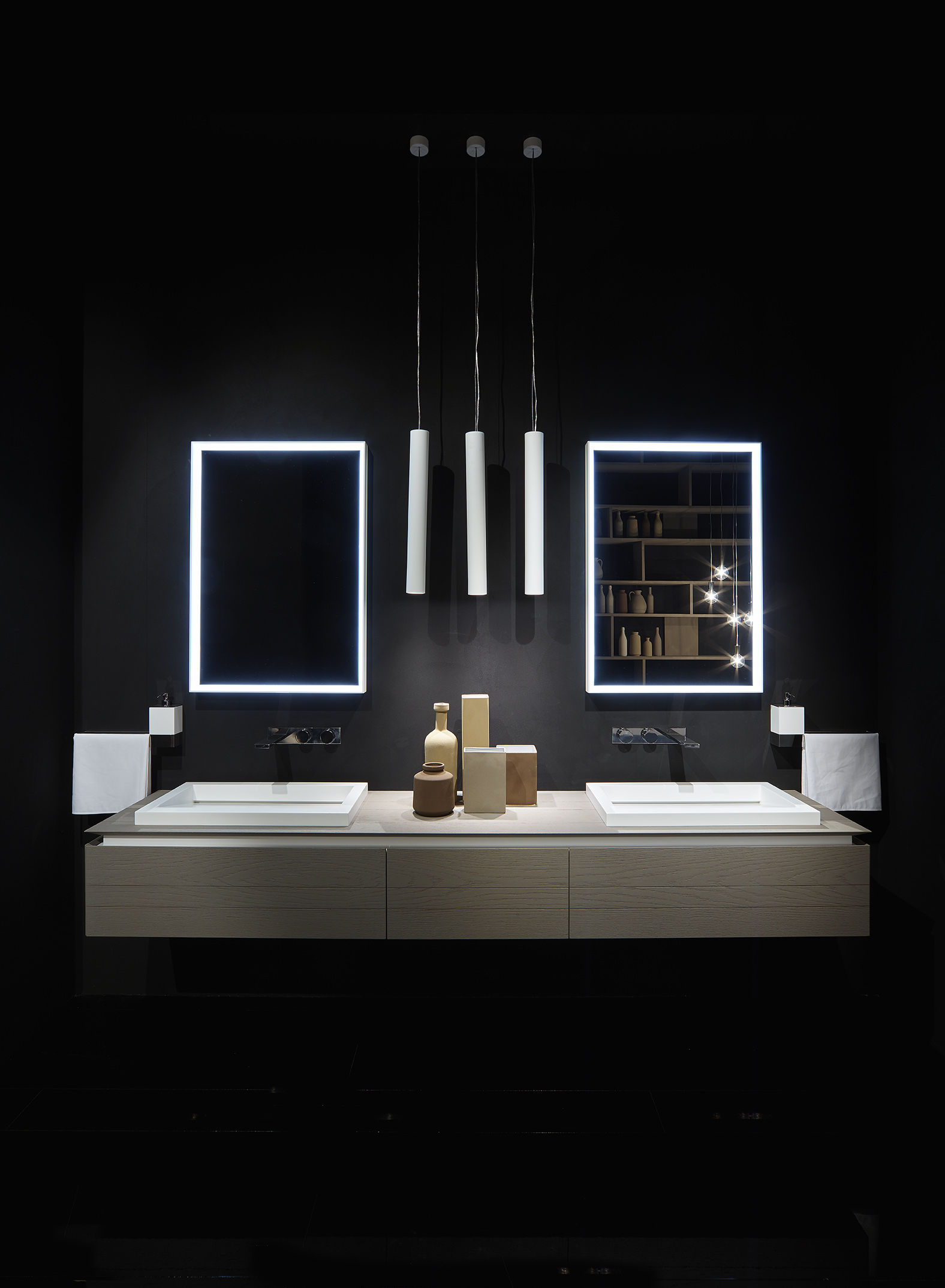 K.FLY | Bath Vanity in Raw oak + Clay 
