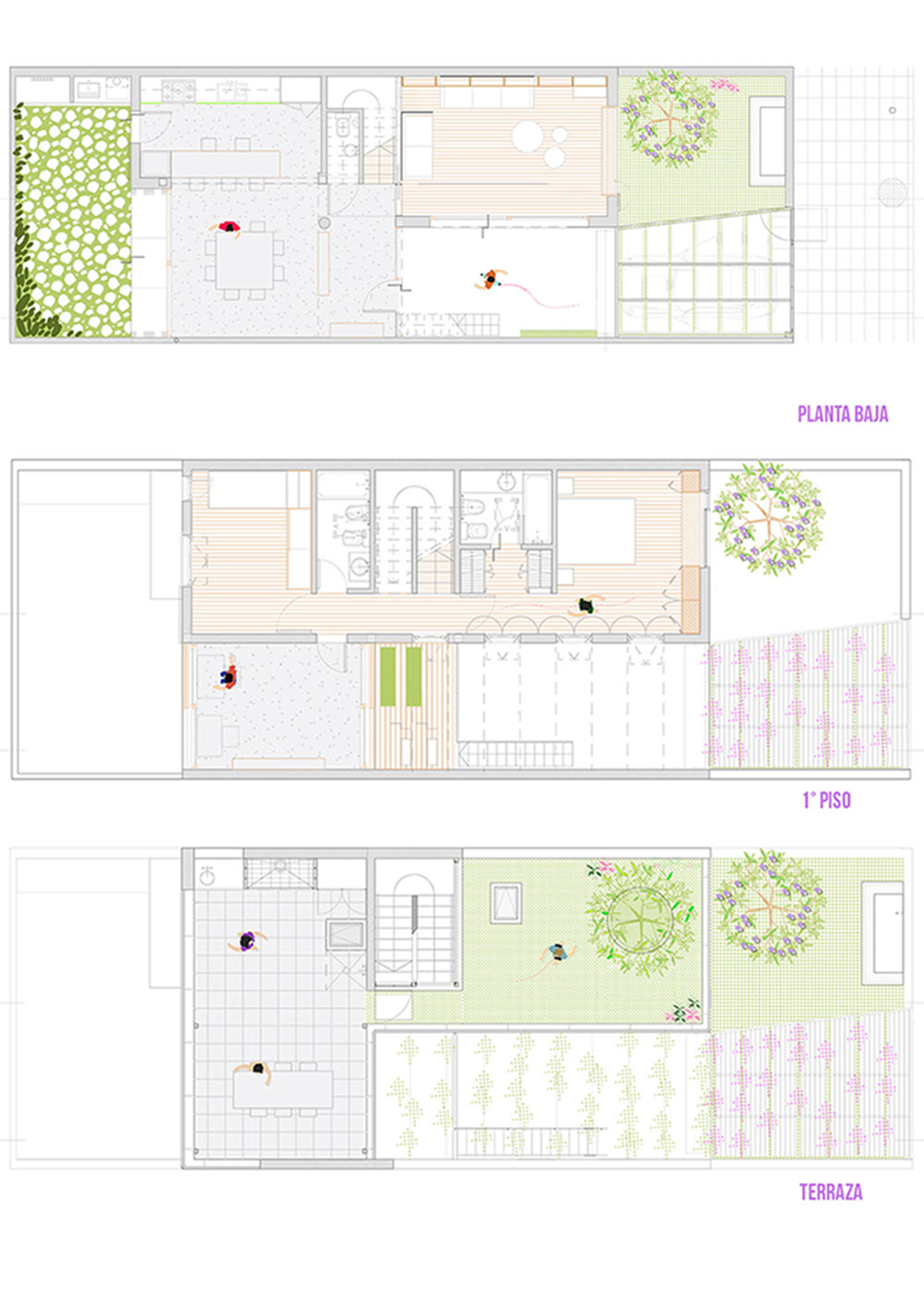 Idea 1733224: casa cinco patios by Planta Arqs. in Buenos Aires ...
