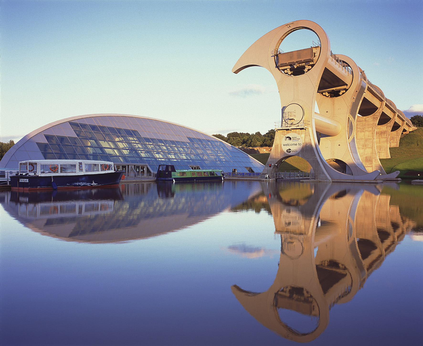The Falkirk Wheel & Visitor Centre Architizer