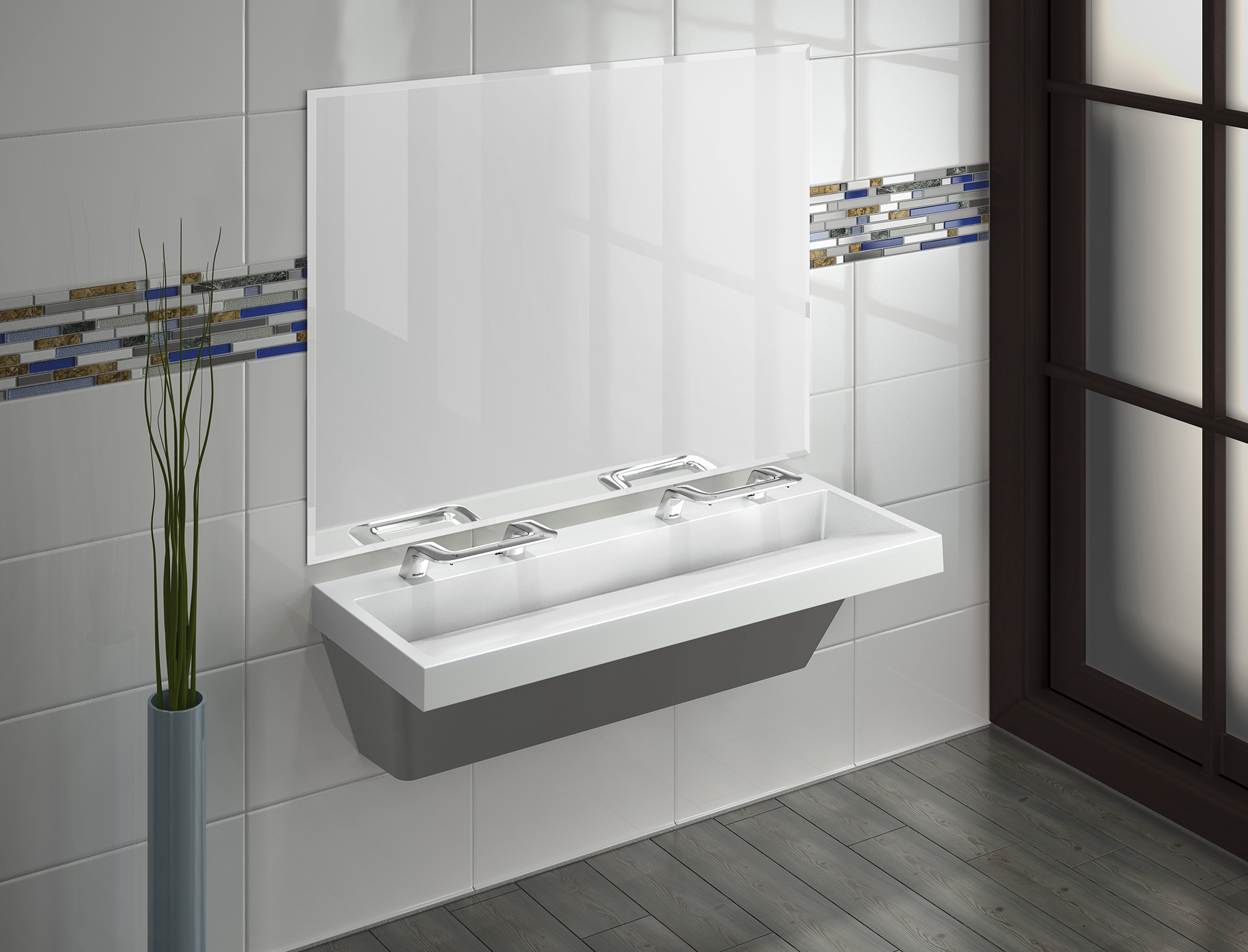 Verge LVQ Series Lavatory System with Washbar Technology