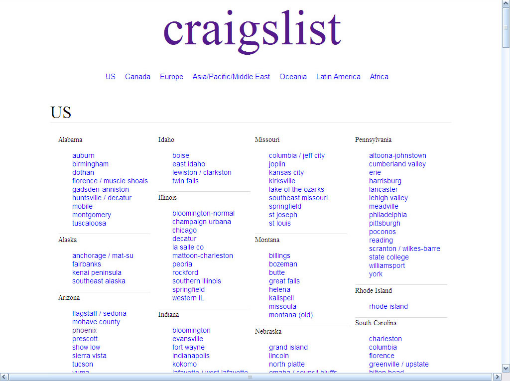 unable to create craigslist desktop shortcut