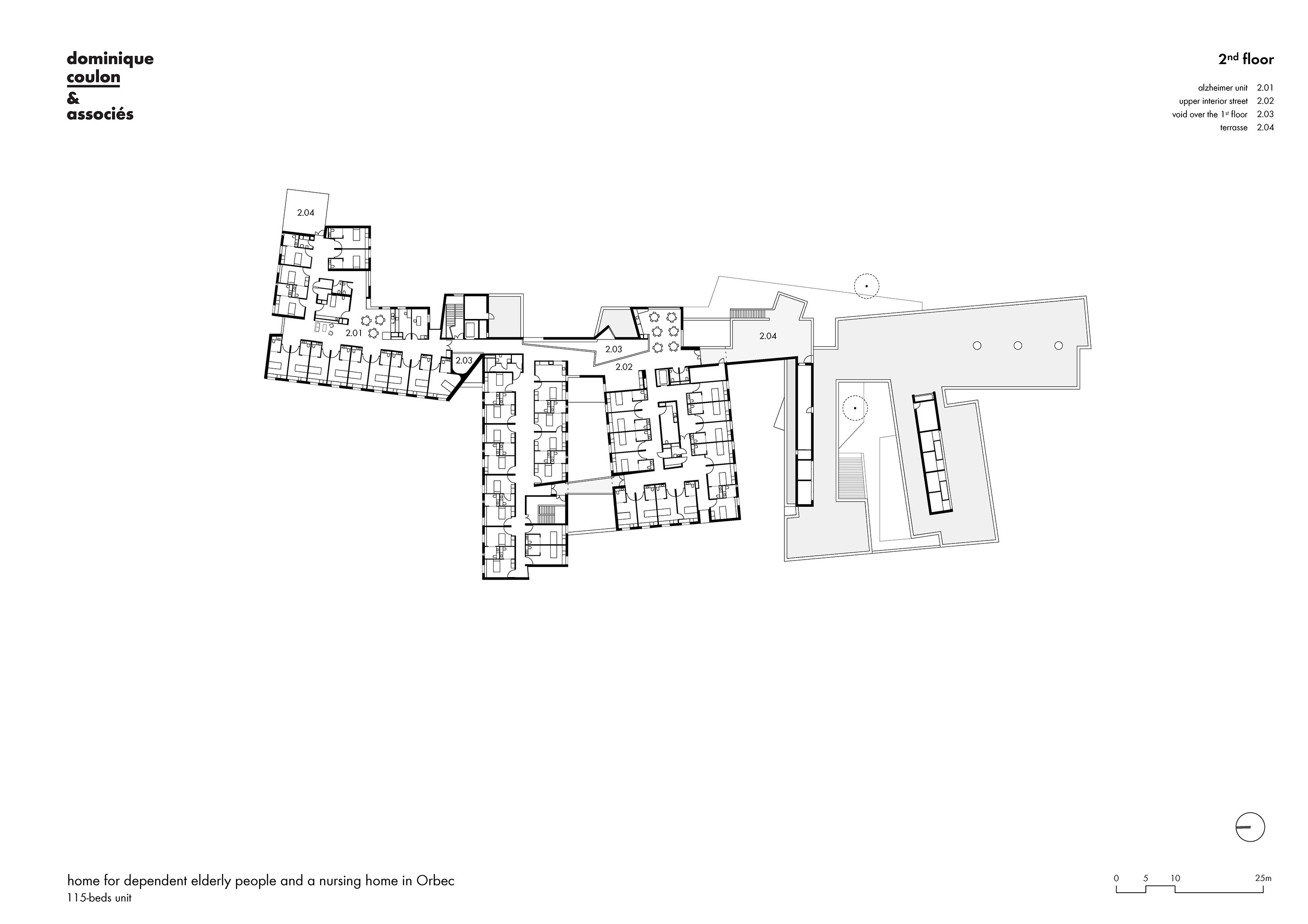 Home for dependent elderly people and nursing home in Orbec by