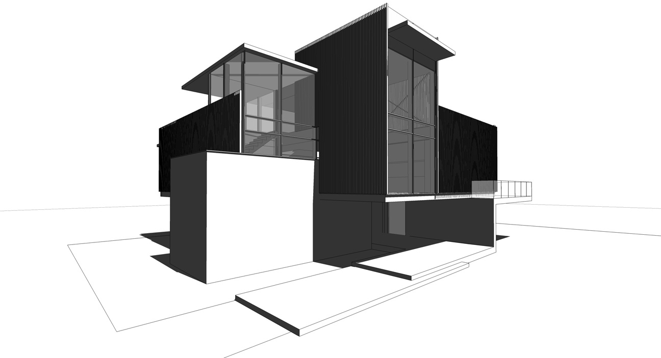 3d Modern Office building design sketch up file - Cadbull
