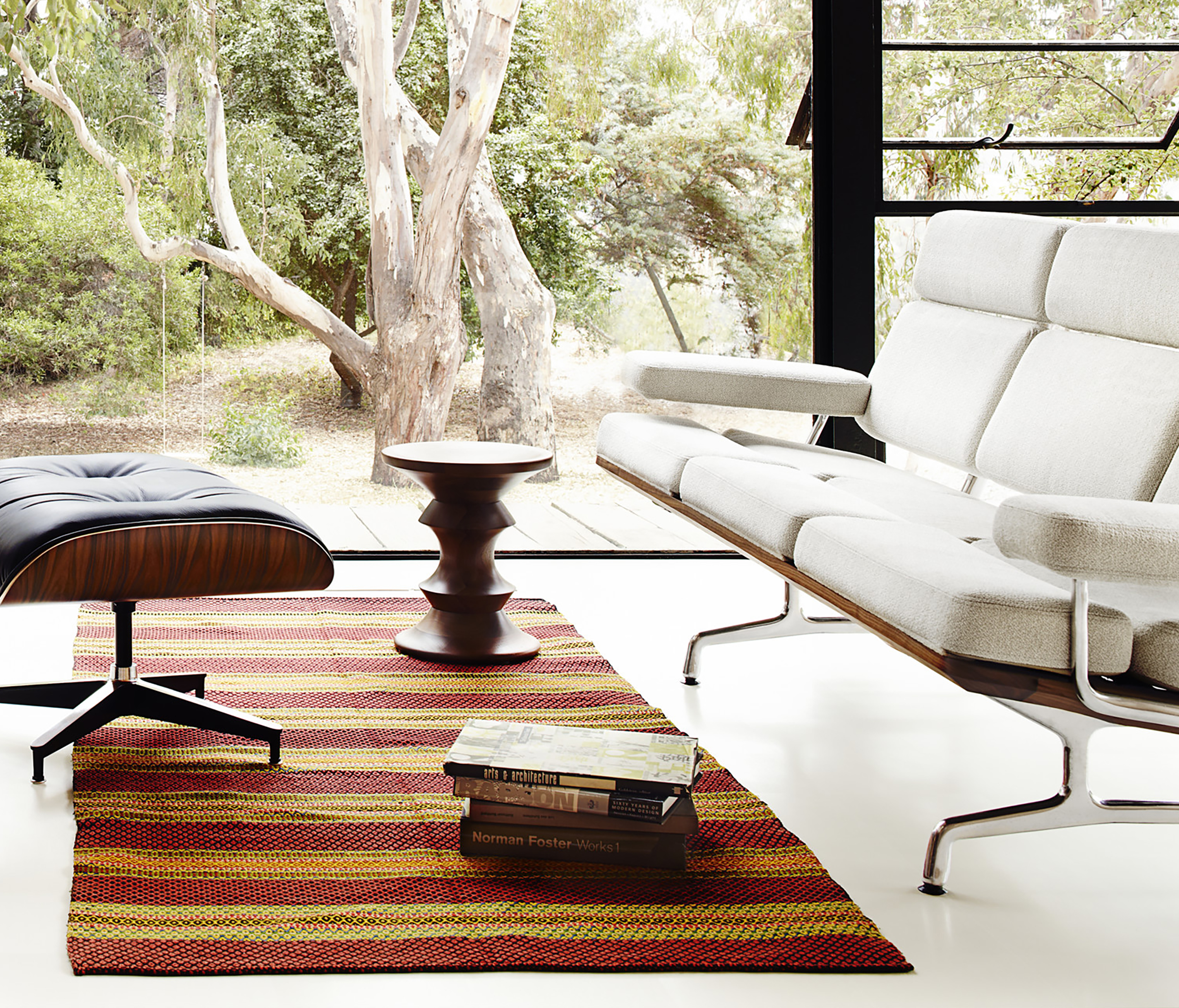 Eames Walnut Stools